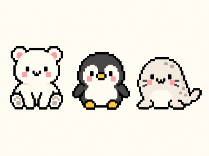 tiny arctic friends collection